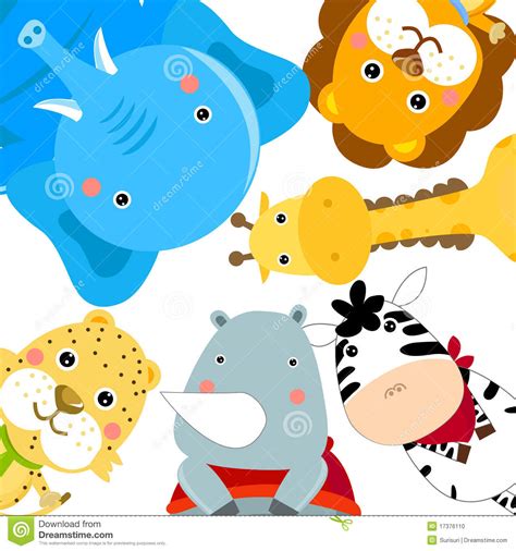 Group Of Animals Stock Vector Image Of Personality