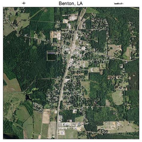 Aerial Photography Map Of Benton La Louisiana