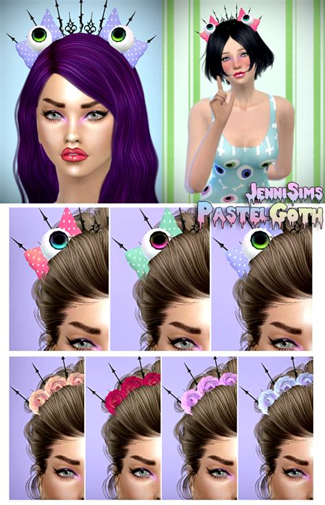 Downloads Sims 4pastel Goth Accessory Headband Jennisims