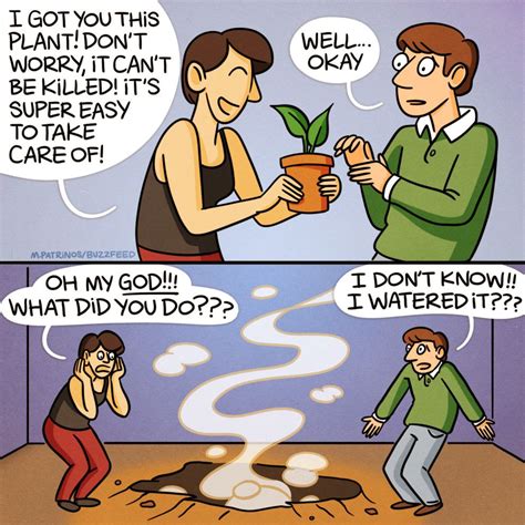 You Havent Always Been The Best Plant Parent Cute Comics Funny