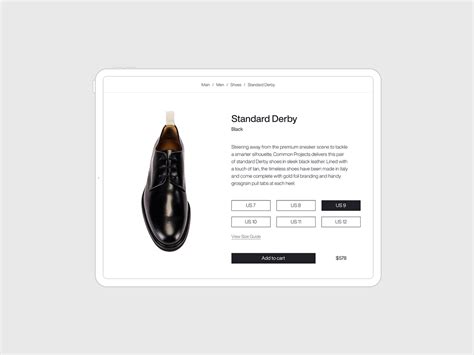 Common Project — Product Page By Levan Jamelashvili On Dribbble