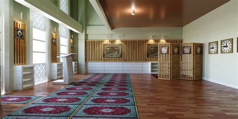 49 Desain Interior Masjid Minimalis