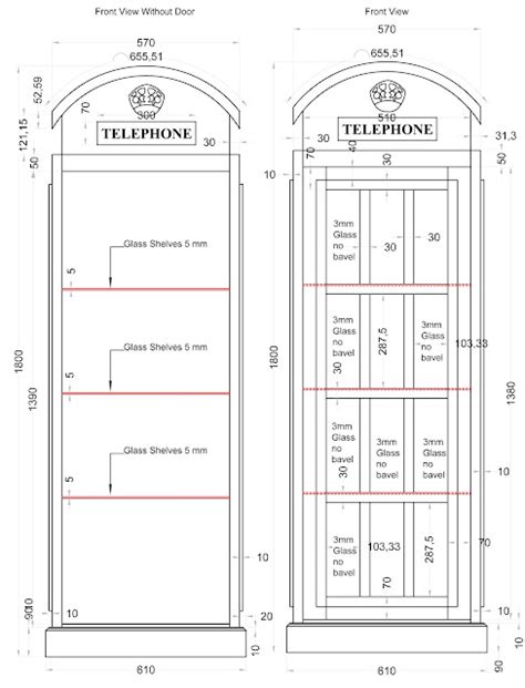 Merubah British Telephone Booths Menjadi Display Cabinet Mlakukayu