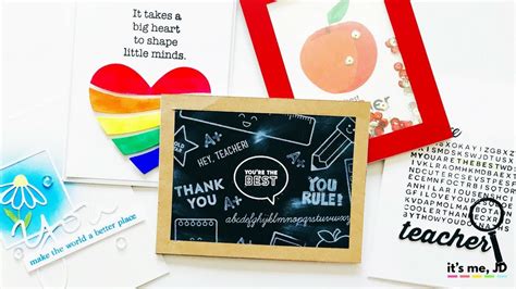 5 Handmade Card Ideas That Teachers Will Love Diy Teacher