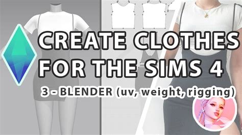 How To Create Cc Clothes For The Sims 4 Tutorial 3 Blender Uv1