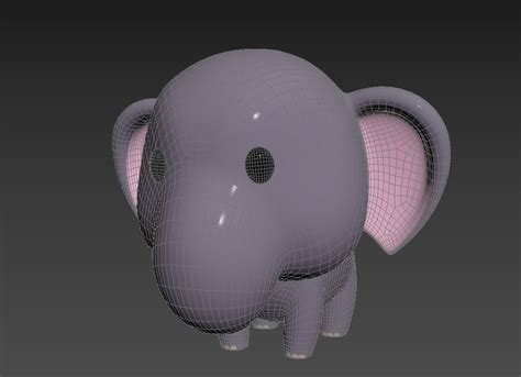 Character Elephant D Model Cgtrader