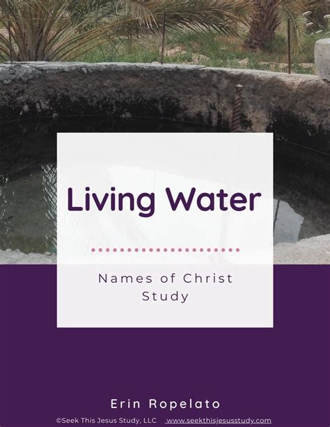 Living Water “believe On My Name” Pdf Printable Lds Study Guide