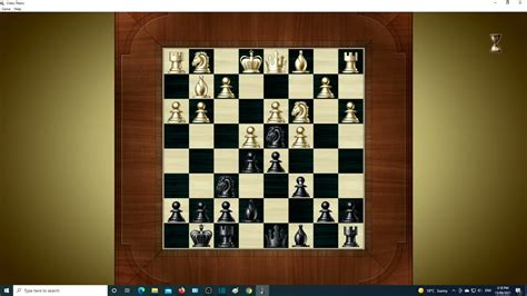 Chess Titans Windows 10 Level 4 Playing Against The Computer With White