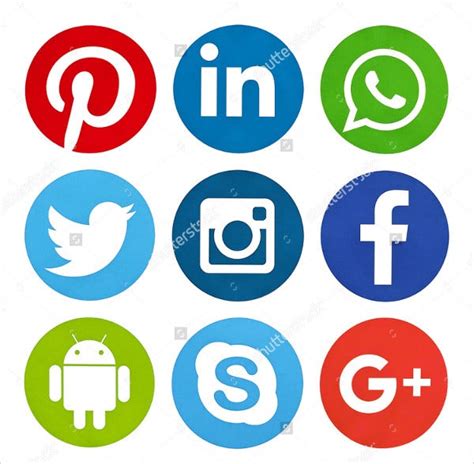 19 Social Media Icons