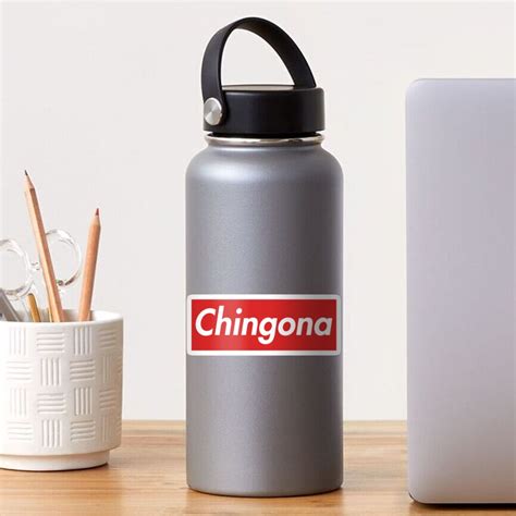 Red Chingona Logo Sticker By Badwiitchh Redbubble