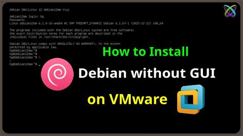 How To Install Debian Server Without Gui On Vmware Workstation