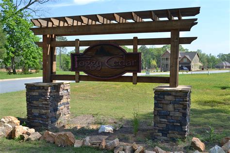 Pin By Christi Holt Bahney On Subdivision Signs Entrance Design
