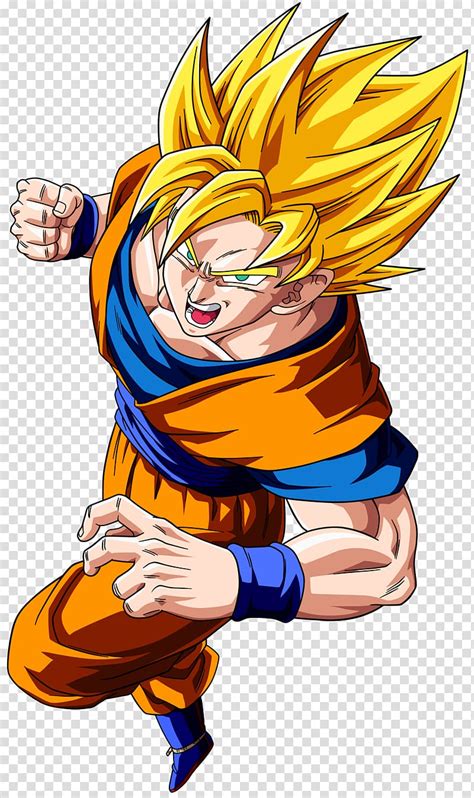 The image is png format with a clean transparent background. Dragon Ball Son Goku Super Saiyan 1 , Goku Trunks Vegeta ...