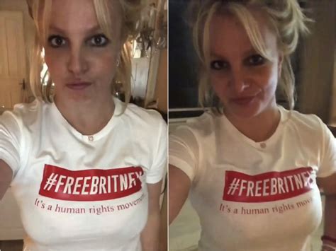 Britney Spears Wears A Freebritney Shirt Ahead Of Todays Court