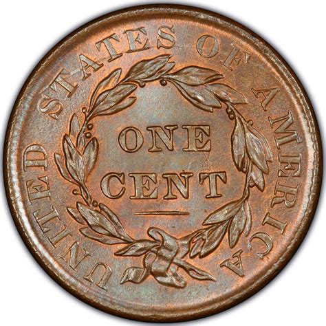One Cent 1837 Young Head Coin From United States Online Coin Club