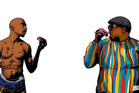 Notorious Big And Tupac Hip Hop Artwork Notorious Big Art Hip Hop Art