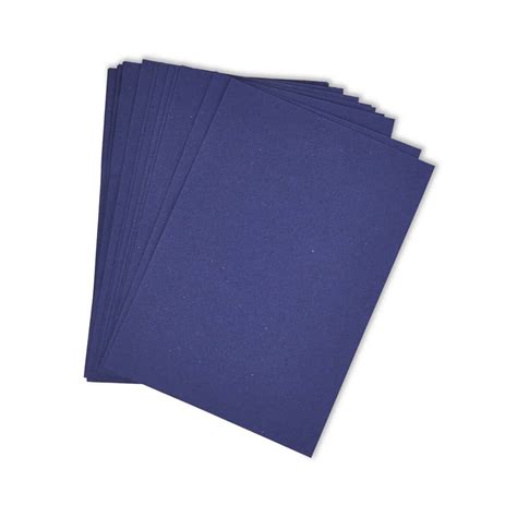 Sustainable Handmade Paper Navy Blue Pack Of 24 A4