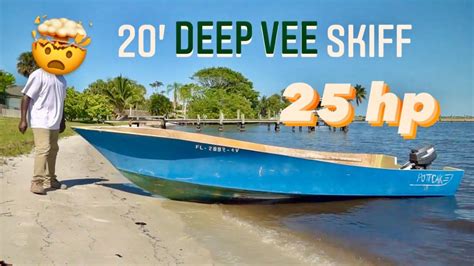 Deep Vee Skiff Build 25hp Youtube