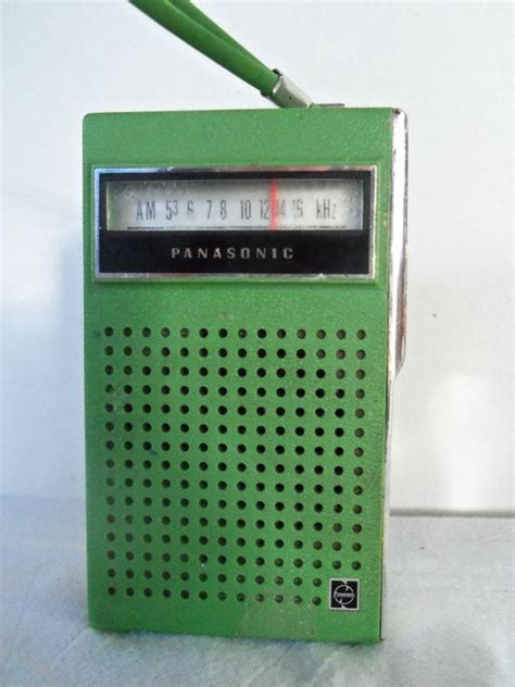 Vintage Panasonic Transistor Pocket Radio With Wrist Strap Etsy