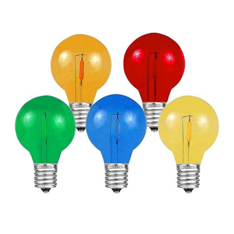 Multi Led G30 Plastic Globe Light Bulbs Novelty Lights
