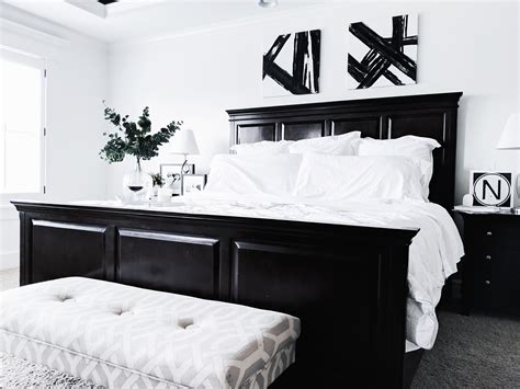 To deal with both sizes of bedroom, you just need with the decoration and the most influential matter in decoration is furniture. Black and White Master Bedroom Ideas • COVET by tricia
