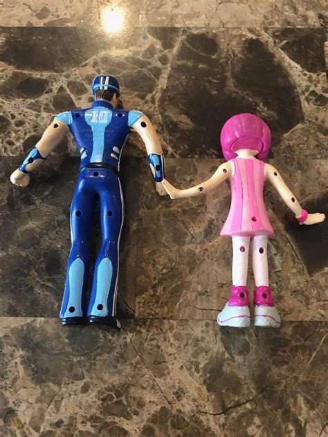 Rare Htf Lazy Town Lazytown Sportacus Stephanie Mini Figure Dollhouse