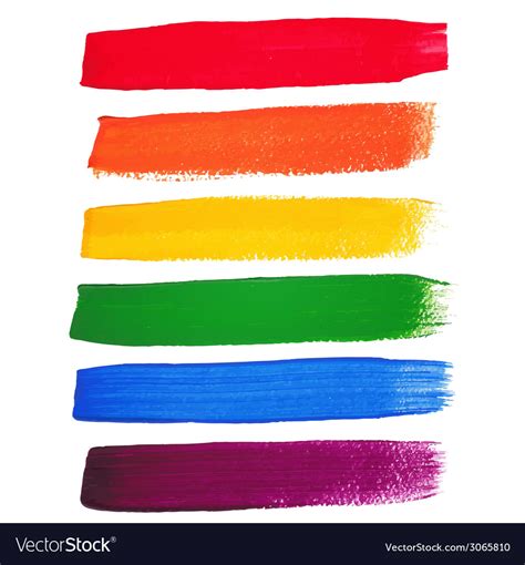 Home And Living Rainbow Brush Stroke Png Digital Download Wall Hangings