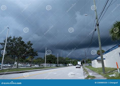 Thunderstorm Cloud Editorial Image Image Of Forest 230080520