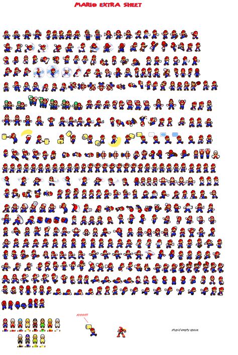 0 Result Images Of Super Mario World Mario Sprite Sheet Png Image