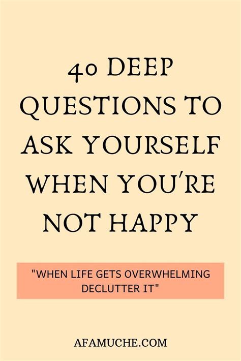Deep Questions To Ask Yourself To Change Your Life Around Deep