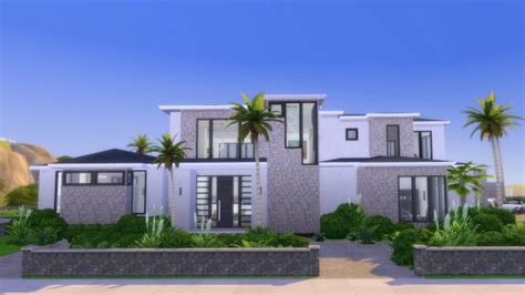 Luxury Modern House No Cc By Emyclarinet At Mod The Sims Sims 4 Updates