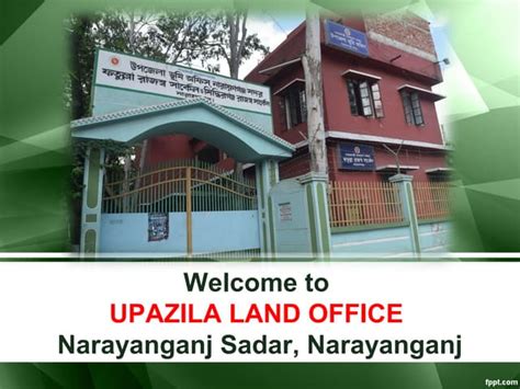 Narayanganj Sadar Land Office New Ppt