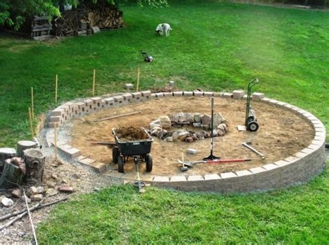 In the crisp autumn evenings, you and your family can gather around the flame, roast marshmallows, and tell using a piece of rebar and string, determine the intended width of your fire pit area. Do It Yourself Pea Gravel Fire Pit Building Ideas | Fire ...