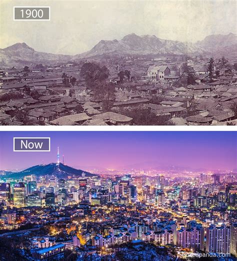15 cidades famosas que passaram por grandes transformações ao longo dos