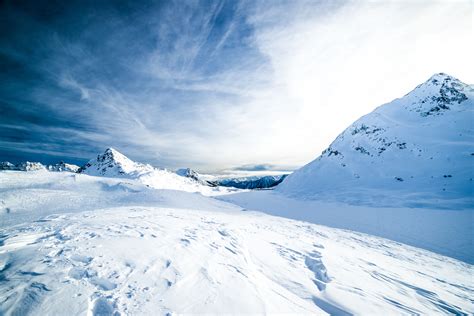Free Images Snow Winter Cloud White Mountain Range Glacier