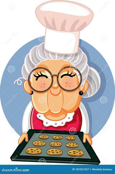 Granny Homemade Fruit Conserve And Pickled Veggie Cartoon Vector