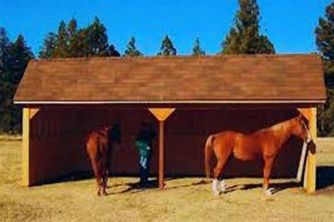 Equine Shelter Portable Horse Run In Sheds Built In Mt Run In Shed