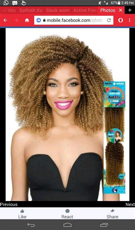 new product from rast afri tahiti curl i love its texture 💞💞💞 crochet hair styles braided