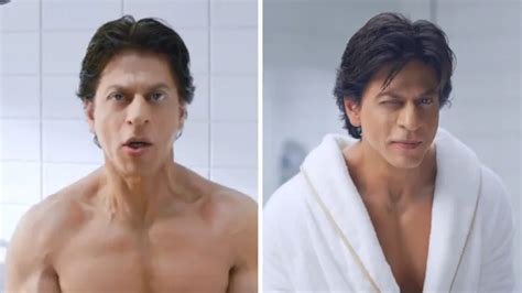 Watch Shah Rukh Khan Goes Shirtless Raises The Temperature In New Advertisement As He Flaunts