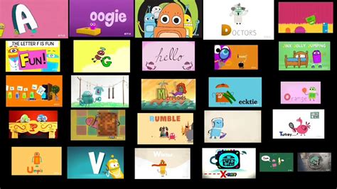 All Storybots Learn To Read Abc 26 At The Same Time Youtube