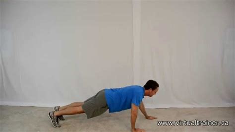 How To Do A Staggered Pushup Exercise Youtube