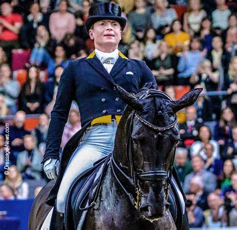 I could see her front legs flying. Isabell Werth Posts 80% in Grand Prix on 2 Horses at ...
