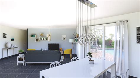 We also specialise in fabrics, wallpapers and home accessories. Maison design de plain pied