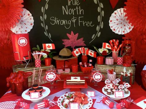 Canada Day Party Ideas Photo 13 Of 14 Canada Day Canada Day Party