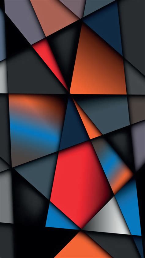 Colorful Geometry The Iphone Wallpapers