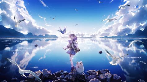 2560x1440 Anime Girls Magical Trip 1440p Resolution Hd 4k Wallpapers