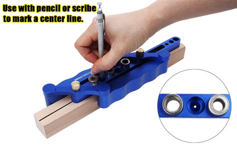 Autotoolhome Self Centering Doweling Jig Punch Locator Dowel Jig Kit 1
