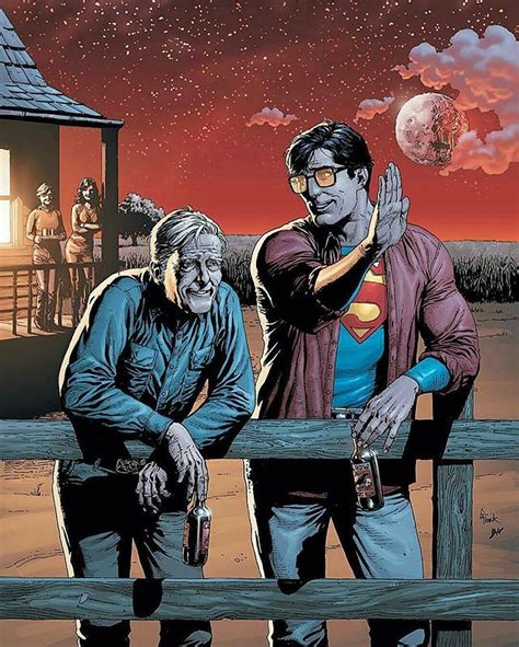 Clark Kent With Jonathan Kent Batmanvsuperman Dawnofjustice Dceu