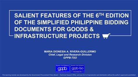 Salient Features Of The 6th Edition Of The Simplified Pbds For Goods