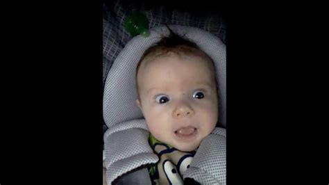 Surprised Baby Makes Funny Face Youtube